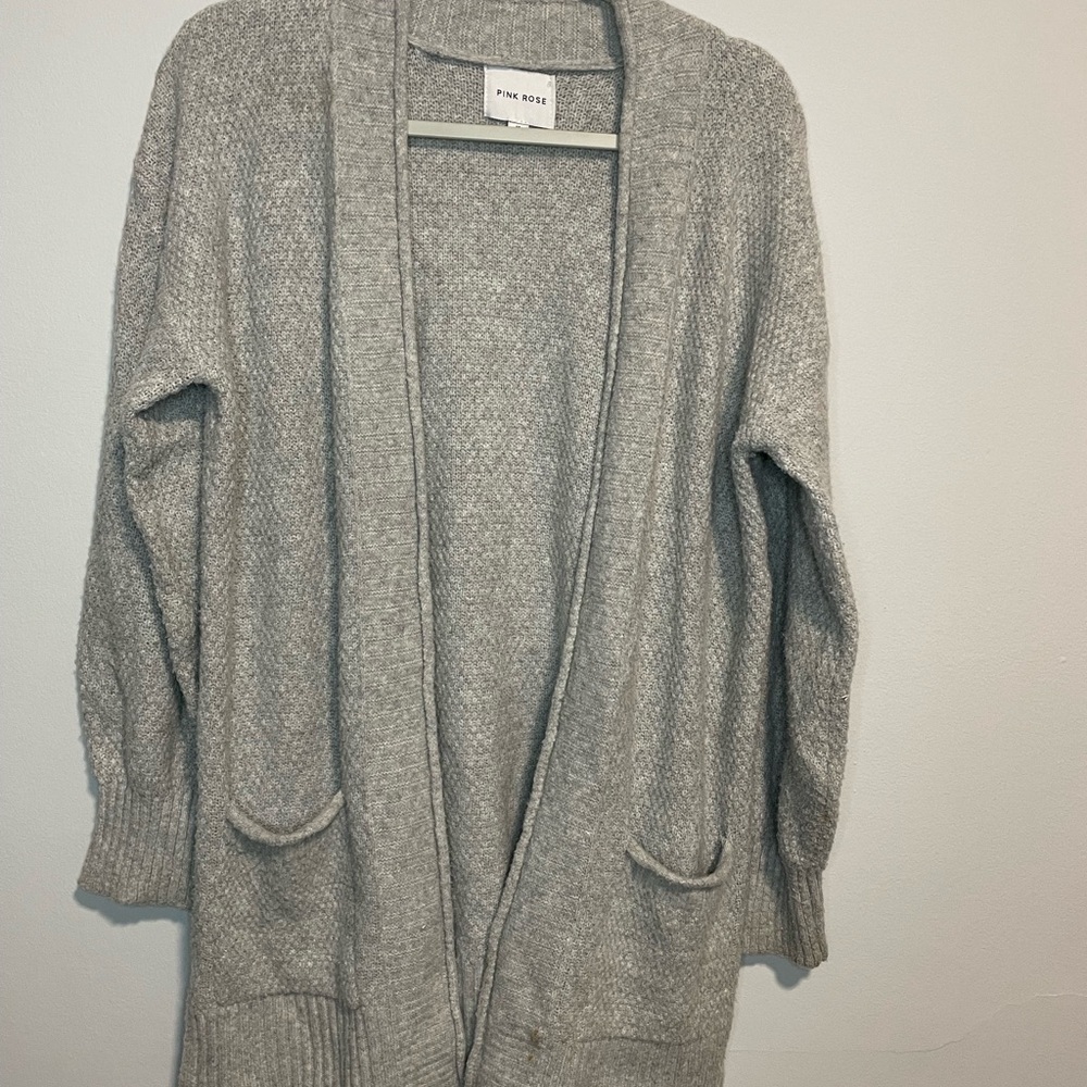 Light Gray Juniors Cardigan